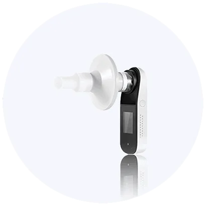 Spiromètre portable Beneware — dépistage EFR au cabinet de cardiologie