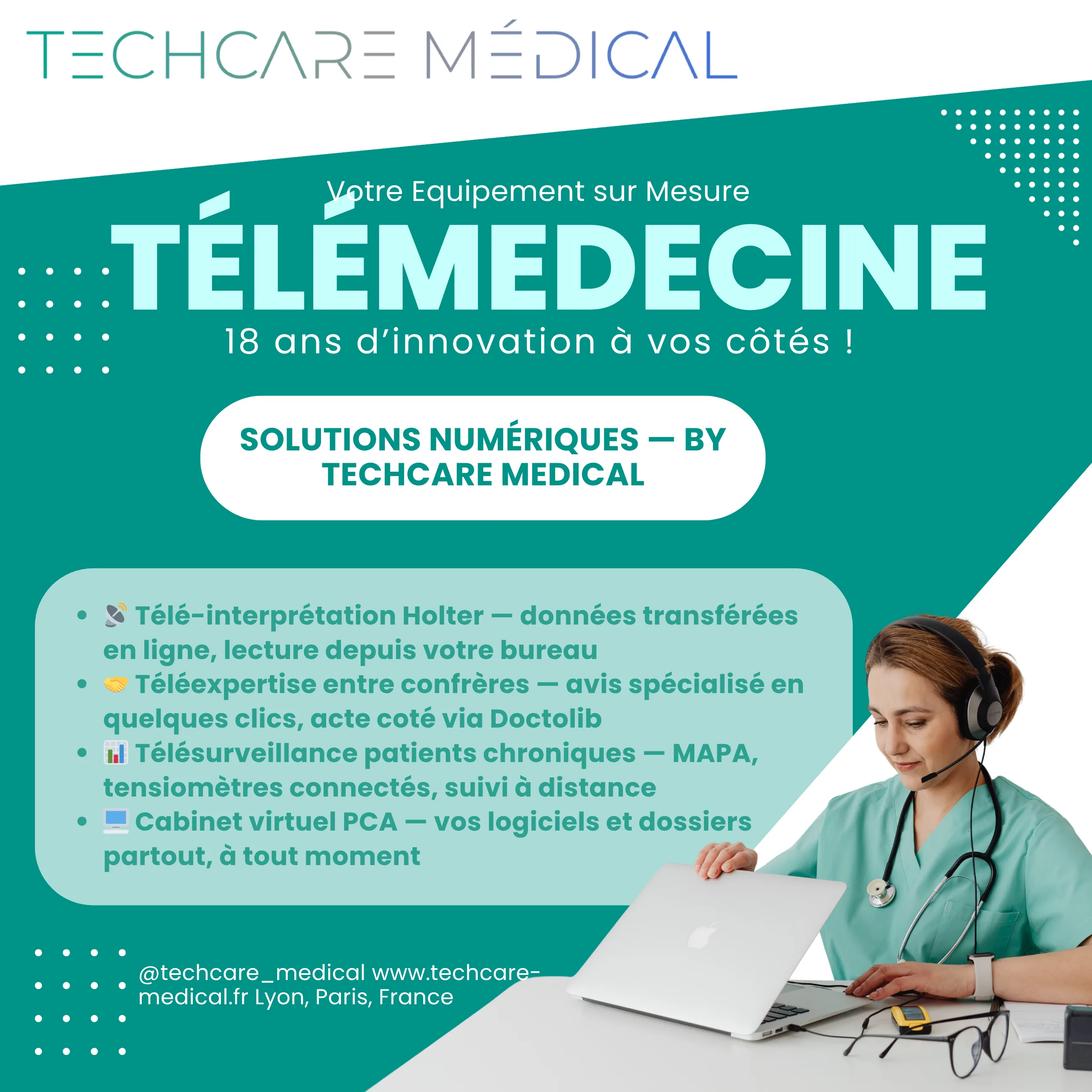 Équipement médical TechCare — Telemedecine
